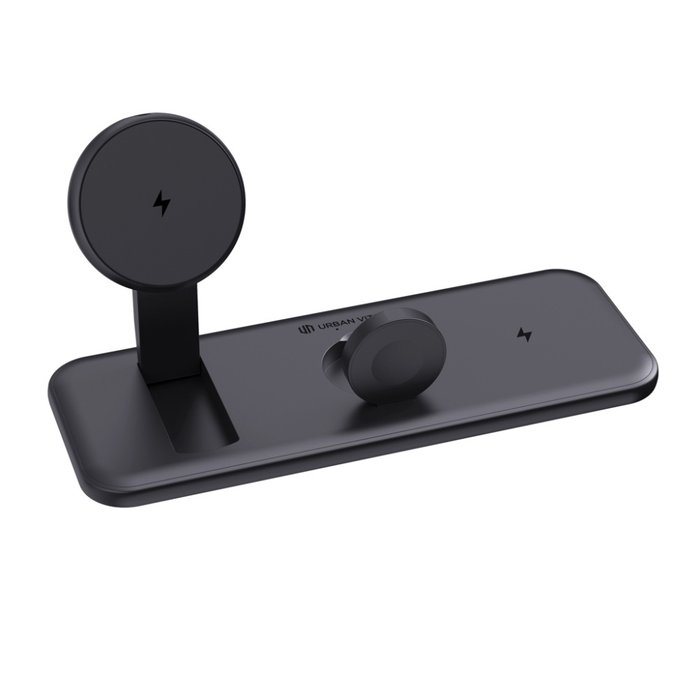 Logo trade promotional products picture of: Urban Vitamin Torrance 3 in 1 magnetic 15W charger