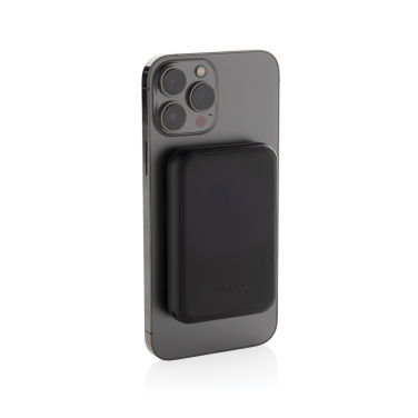 Logo trade promotional giveaways picture of: Stellar RCS recycled plastic 5000 mah 5W magnetic powerbank