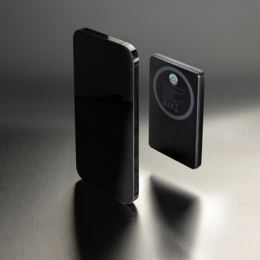 Logo trade advertising products image of: Orion RCS recycled aluminum 5000 mah 5W magnetic powerbank