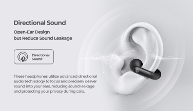 Logotrade promotional product picture of: Urban Vitamin Long Beach ENC rplastic wireless earbuds