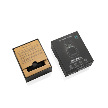 Logo trade advertising products image of: Urban Vitamin Long Beach ENC rplastic wireless earbuds