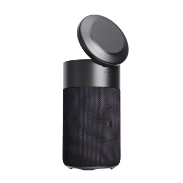 Logo trade promotional merchandise image of: Urban Vitamin Anaheim RCS recycled 10W speaker 15W charger