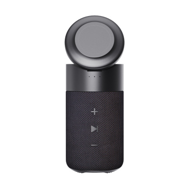 Logo trade corporate gifts picture of: Urban Vitamin Anaheim RCS recycled 10W speaker 15W charger