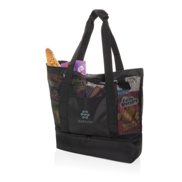 Logo trade promotional items image of: Iqlo Aware™ RPET 2-in-1 cooler tote