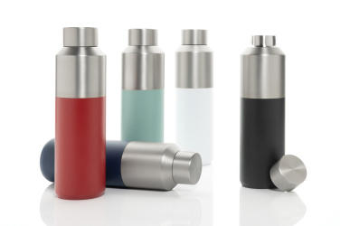 Logo trade corporate gift photo of: Fluid RCS certified recycled steel water bottle 600ml