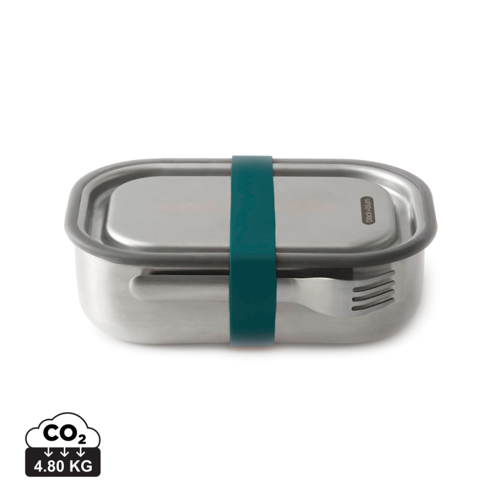 Logotrade promotional product picture of: Black+Blum Stainless Steel Lunch Box Large
