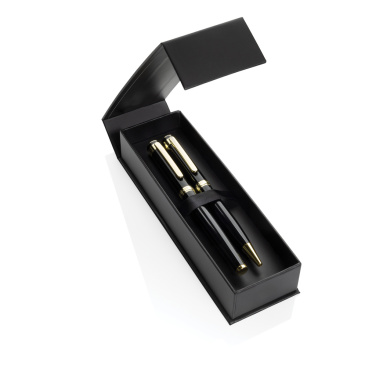 Logo trade business gift photo of: Swiss Peak Luca RCS recycled brass deluxe pen set
