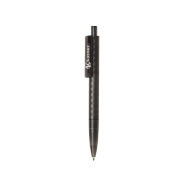 Logo trade promotional products image of: X3 GRS recycled PC plastic pen frosted