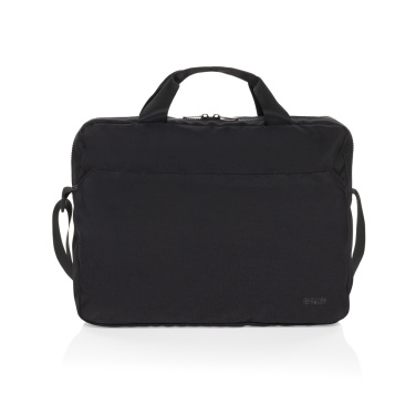 Logo trade business gift photo of: Swiss Peak Aware™ RPET Essential 15.6 inch laptop bag