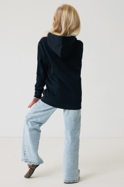 Logotrade business gifts photo of: Iqoniq Yengo kids recycled cotton hoodie with sidepockets