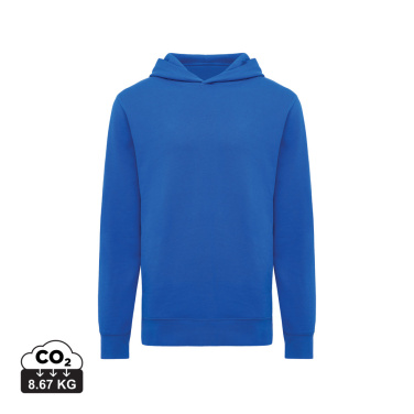 Logo trade promotional giveaways image of: Iqoniq Yengo recycled cotton hoodie with sidepockets