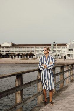 Logo trade corporate gift photo of: VINGA Ornos GRS hammam robe S/M