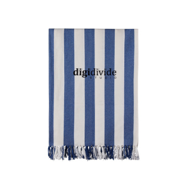 Logo trade promotional giveaways picture of: VINGA Ornos GRS recycled cotton hammam towel