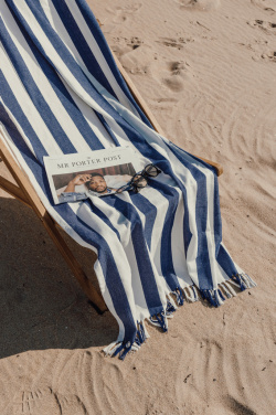 Logo trade business gifts image of: VINGA Ornos GRS recycled cotton hammam towel