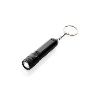 Logo trade promotional items image of: Gear X rechargeable ultra bright keychain torch