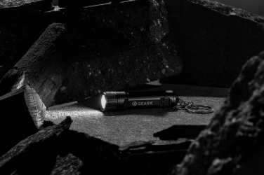 Logotrade promotional merchandise image of: Gear X rechargeable ultra bright keychain torch