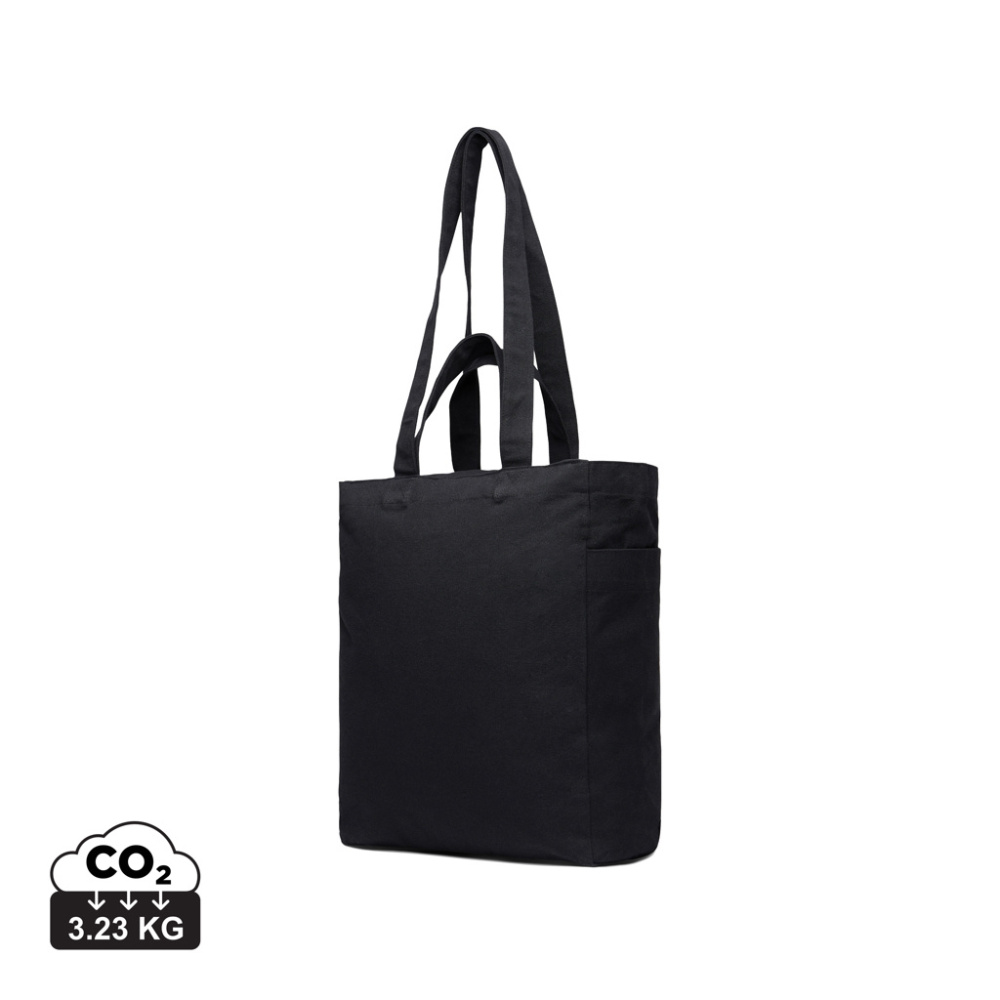 Logotrade business gifts photo of: VINGA Hilo AWARE™ recycled canvas zip tote
