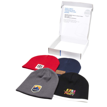 Logo trade promotional products image of: Beanie sample box
