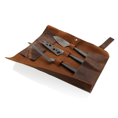 Logotrade promotional giveaway picture of: BOSKA Cheese Knife Set Monaco+ Black