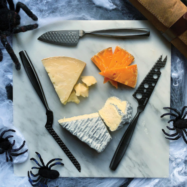 Logo trade corporate gift photo of: BOSKA Cheese Knife Set Monaco+ Black