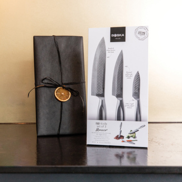 Logo trade corporate gifts image of: BOSKA Kitchen Knives Monaco+, set of 3