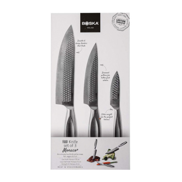 Logo trade corporate gift photo of: BOSKA Kitchen Knives Monaco+, set of 3