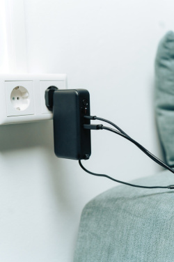 Logotrade advertising products photo of: Urban Vitamin Eureka hybrid GANcharger 10000mah powerbank65W