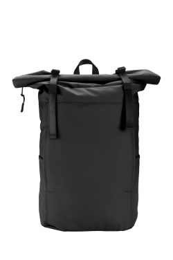 Logo trade business gifts image of: Rolltop backpack PEKTUSAN Schwarzwolf