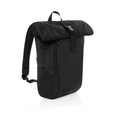 Logo trade business gifts image of: Swiss Peak Aware™ RPET Leonard 15.6 inch laptop backpack