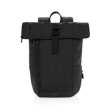 Logo trade promotional gifts image of: Swiss Peak Aware™ RPET Leonard 15.6 inch laptop backpack
