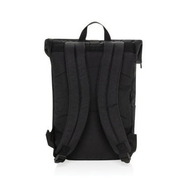 Logotrade promotional giveaway image of: Swiss Peak Aware™ RPET Leonard 15.6 inch laptop backpack