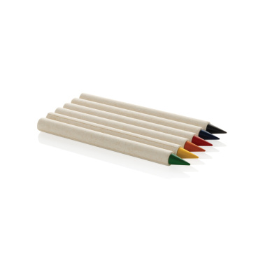 Logotrade business gift image of: Micki GRS infinity 6pc colouring pencil set