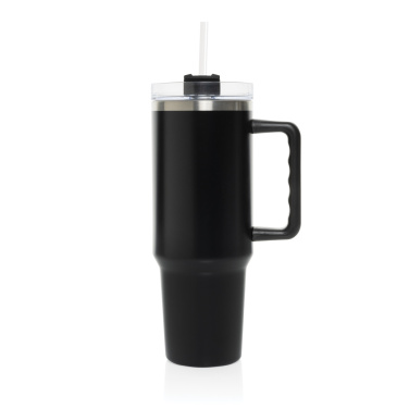 Logo trade advertising products picture of: Stadley RCS recycled steel tumbler 1200ML