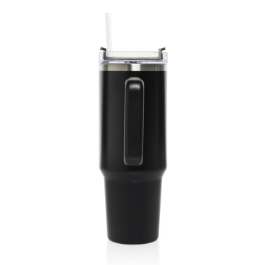 Logo trade business gift photo of: Stadley RCS recycled steel tumbler 1200ML