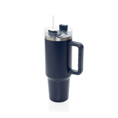 Logotrade promotional item image of: Stadley RCS recycled steel tumbler 1200ML