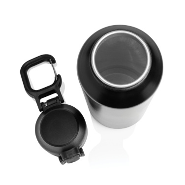 Logotrade promotional product image of: Via RCS Re-steel lockable sport bottle 600ML