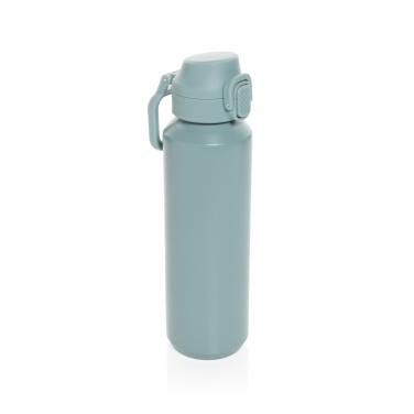 Logo trade promotional giveaways image of: Via RCS Re-steel lockable sport bottle 600ML