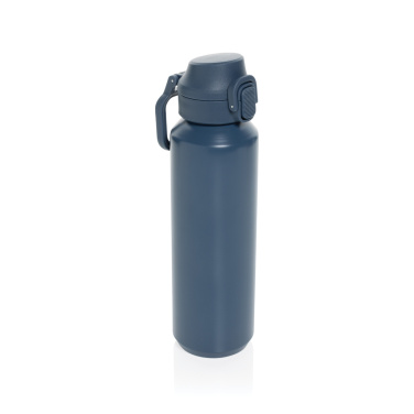Logotrade advertising products photo of: Via RCS Re-steel lockable sport bottle 600ML