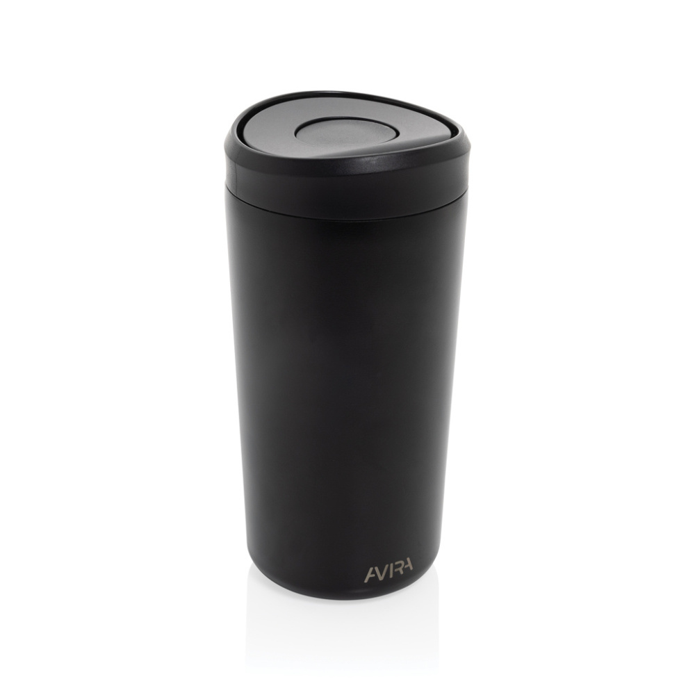 Logo trade advertising product photo of: Avira Alix RCS re-steel click tumbler 400ML