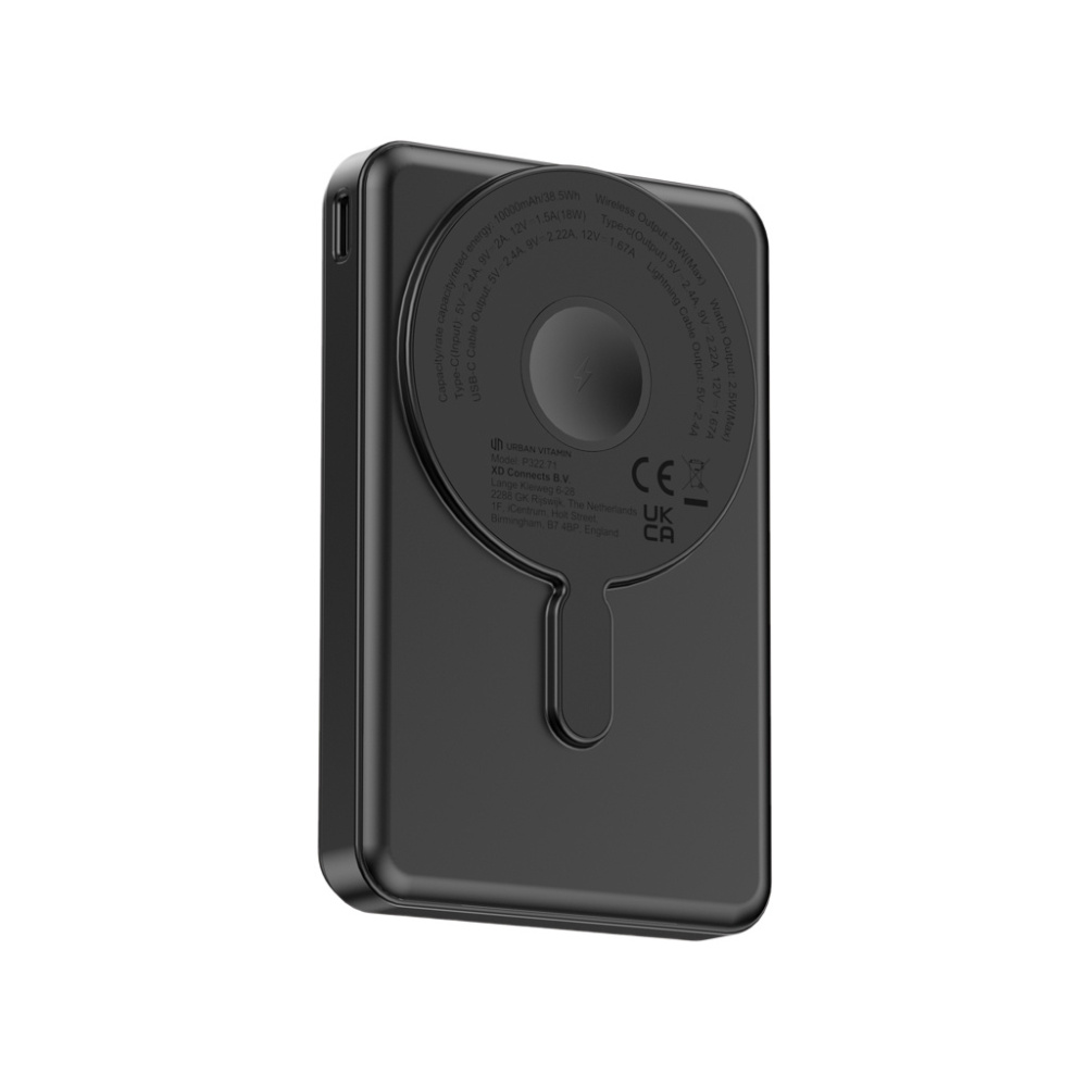 Logo trade promotional item photo of: Urban Vitamin Delano 5in1 10,000mah 20WPD magnetic powerbank