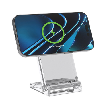 Logo trade business gift photo of: Magcharge 15W magnetic wireless charging stand