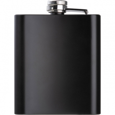 Logo trade corporate gifts image of: Stainless steel hip flask Sheffield