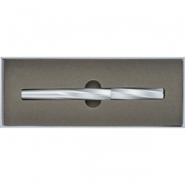 Logo trade promotional gifts picture of: MoLu brass rollerball Praia Grande