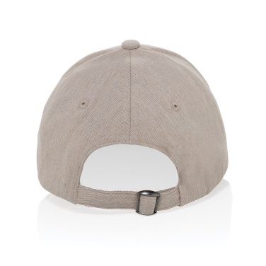 Logotrade promotional gift image of: Milo AWARE™ recycled heather 6 panel cap 200gr