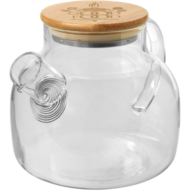 Logo trade promotional items picture of: Zen tea pot with strainer and bamboo lid