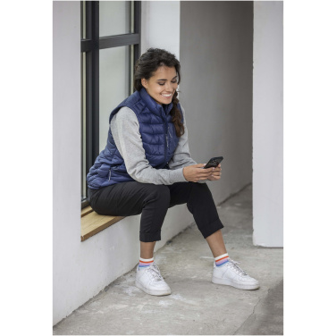 Logo trade promotional gift photo of: Pallas women's GRS recycled insulated bodywarmer