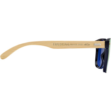 Logotrade promotional merchandise image of: Tan sunglasses with bamboo temples