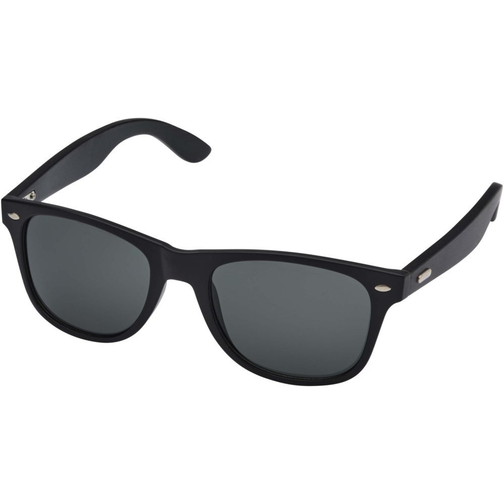 Logotrade business gift image of: Arlo bamboo sunglasses with black coating