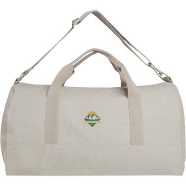 Logo trade promotional gift photo of: Porter 500 g/m² Aware™ recycled duffel bag 50L