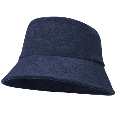 Logo trade promotional gifts image of: Melo GRS recycled terry sun hat